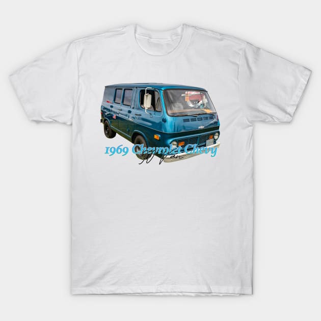 1969 Chevrolet Chevy 90 Van T-Shirt by Gestalt Imagery